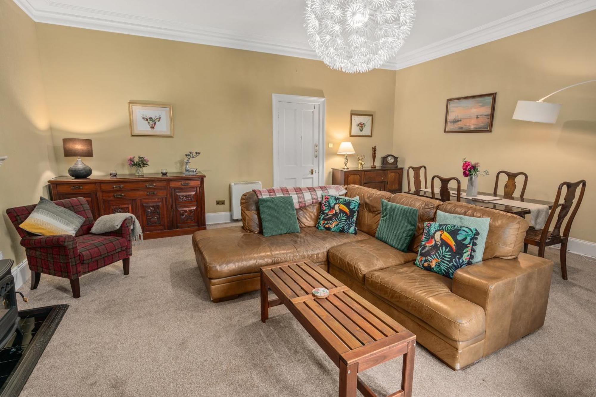 Panoramic Sea Views - Stunning 3Bd Apt & Balcony Oban Extérieur photo
