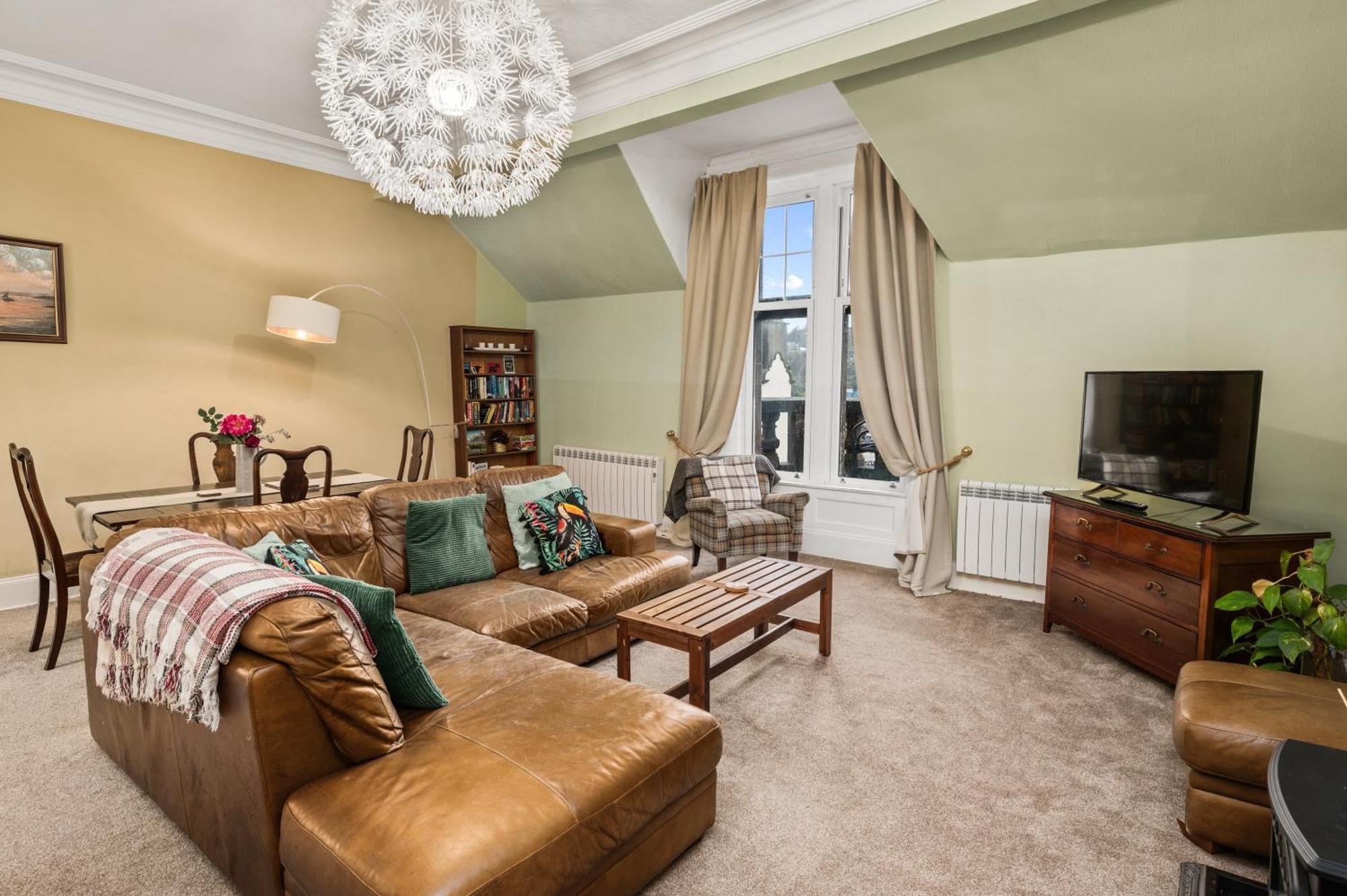 Panoramic Sea Views - Stunning 3Bd Apt & Balcony Oban Extérieur photo